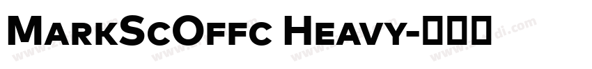 MarkScOffc Heavy字体转换